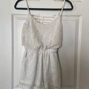 Crochet/Lace Romper
